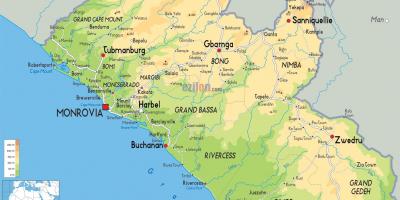 Цртање на мапи Либерија